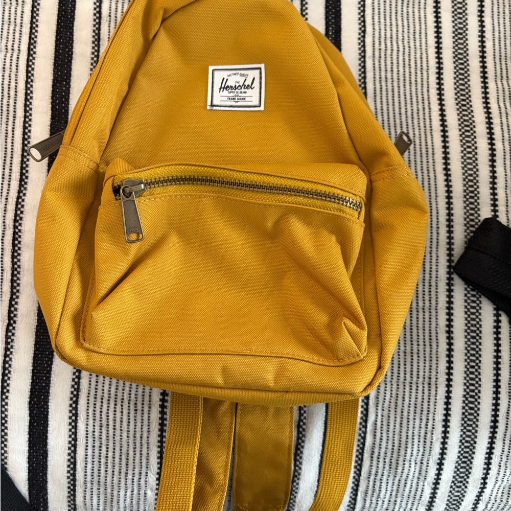 Herschel Yellow Mini Backpack